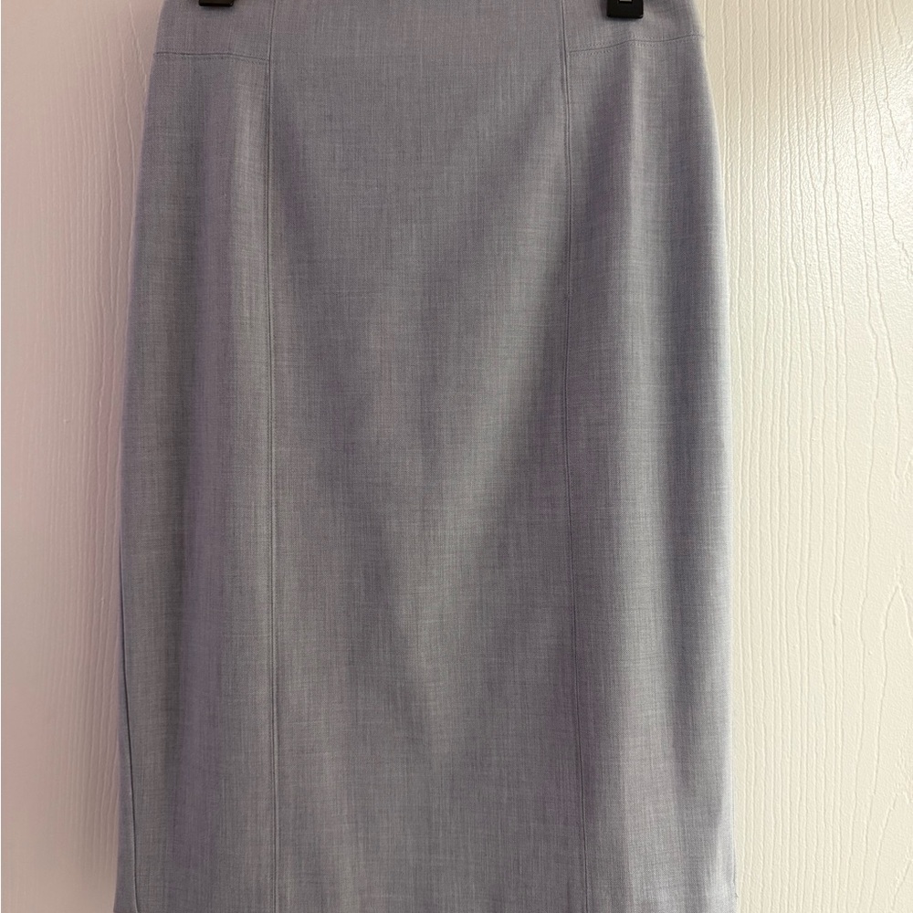 Ann Taylor Classic Light Blue Pencil Skirt
